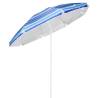 HI Beach Parasol 200 cm Blue Striped - UV Protection & Stylish