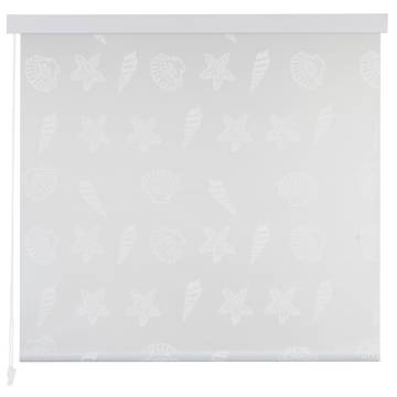 Shower Roller Blind 80x240 cm Sea Star | Modern Bathroom Solution