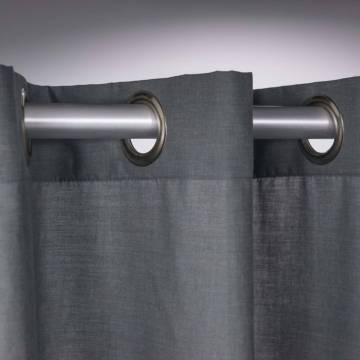 Sealskin Grey Shower Curtain 180x200 cm | Stylish & Water Repellent