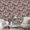 DUTCH WALLCOVERINGS Wallpaper Floral Purple Colour purple Quantity in Package 1 