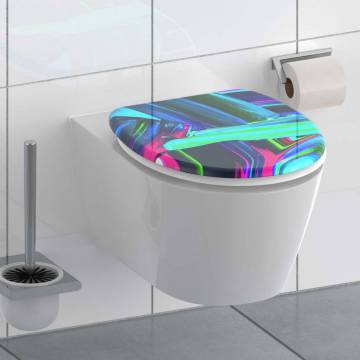 SCHÜTTE Soft-Close Toilet Seat - NEON PAINT | HipoMarket