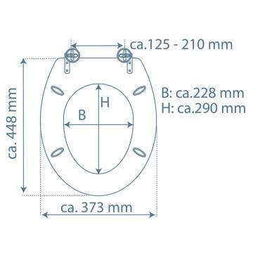 SCHÜTTE Soft-Close Toilet Seat - NEON PAINT | HipoMarket