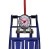 Carpoint Double Barrel Foot Pump Blue - High Volume Inflation