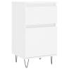 Stylish White Sideboard 40x35x70 cm - Engineered Wood