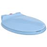 Soft-Close Toilet Seat Quick Release Blue Oval Colour blue Quantity in Package 1 Quick release yes 