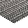 Carpet Floor Tiles - 20 pcs 5 m² Striped Anthracite