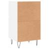 Stylish White Sideboard 40x35x70 cm - Engineered Wood