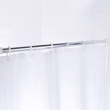 RIDDER Telescopic Shower Curtain Rod | Adjustable Chrome 110-185cm