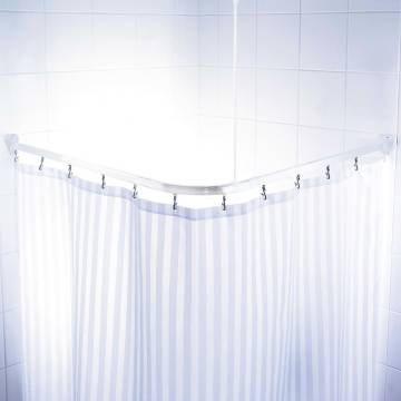 RIDDER Universal Shower Curtain Rail White - 160x70 cm