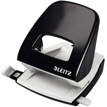 Leitz Metal Office Hole Punch NeXXt Black - Efficient & Durable