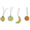 CHILDHOME Toy Fruit Set for Baby Gym - 4 Colorful Fruits