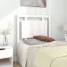 Bed Headboard White 80.5x4x100 cm Solid Pine Wood Colour white Size 80.5 x 100 cm Quantity in Package 1 