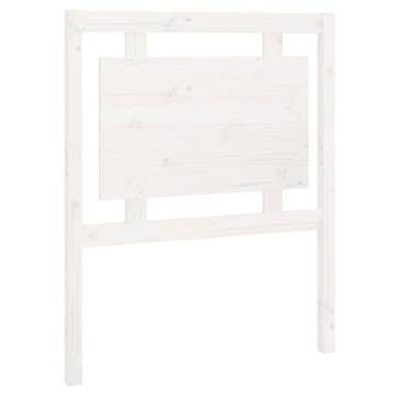 White Pine Bed Headboard - Stylish & Rustic Design - 80.5x4x100 cm