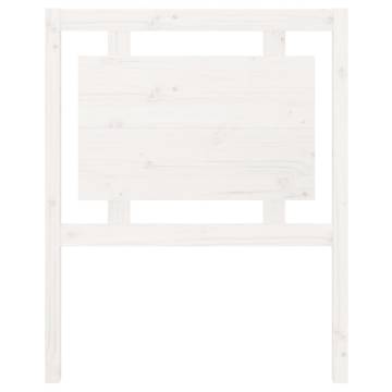 White Pine Bed Headboard - Stylish & Rustic Design - 80.5x4x100 cm