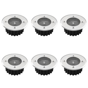 Solar 6x Round Ground Spot - Energy Efficient Outdoor Lighting