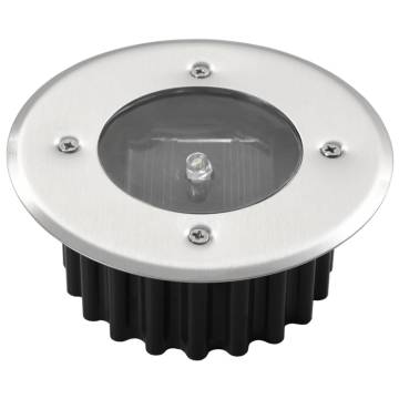 Solar 6x Round Ground Spot - Energy Efficient Outdoor Lighting