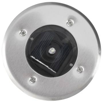 Solar 6x Round Ground Spot - Energy Efficient Outdoor Lighting