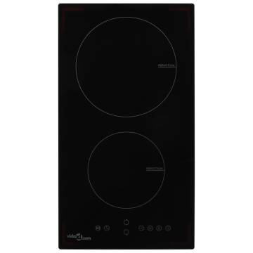 Induction Hob with 2 Burners - Touch Control Glass 3500 W