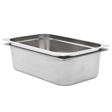 Gastronorm Containers 2 pcs GN 1/1 - Stainless Steel Cookware