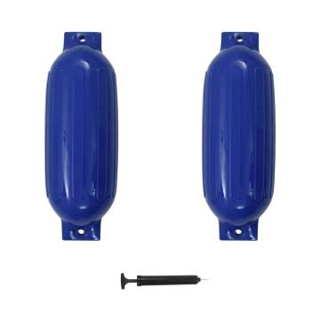 Boat Fender 2 pcs Blue 69x21.5 cm PVC - Durable Protection