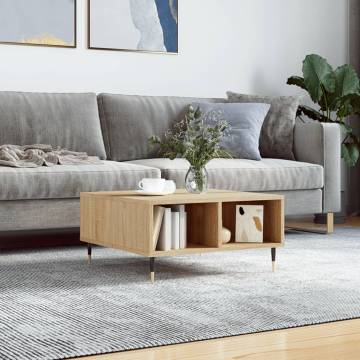 Sonoma Oak Coffee Table - Stylish & Functional Design