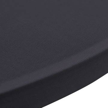 Stretch Table Cover 2 pcs 80 cm Anthracite | HipoMarket