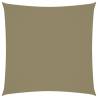 Sunshade Sail Oxford Fabric Square 4x4 m Beige Colour beige Size 4 x 4 m Quantity in Package 1 