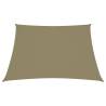 Sunshade Sail Oxford Fabric Square 4x4m Beige - Hipomarket