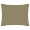 Sunshade Sail Oxford Fabric Rectangular 2x3 m Beige Colour beige Size 2 x 3 m Quantity in Package 1 