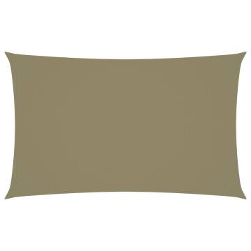 Sunshade Sail Oxford Fabric 3x6 m Beige - Perfect Outdoor Protection