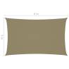 Sunshade Sail Oxford Fabric 3x6 m Beige - Perfect Outdoor Protection