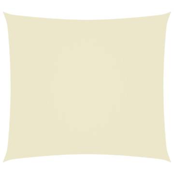 Sunshade Sail Oxford Fabric Rectangular 2x3.5 m Cream