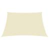 Sunshade Sail Oxford Fabric Rectangular 2x3.5 m Cream