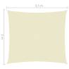 Sunshade Sail Oxford Fabric Rectangular 2x3.5 m Cream