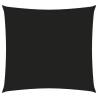 Black 4x4m Square Sunshade Sail - Oxford Fabric