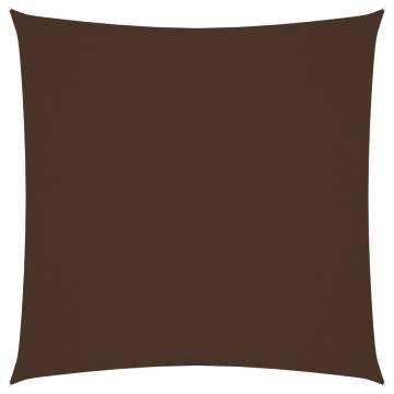 Brown Sunshade Sail Oxford Fabric 4x4 m - Protect from Sun & Rain