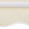 Cream Awning Top Sunshade Canvas 3x2.5m - UV Resistant