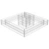 Gabion Planter Galvanised Steel 120x120x20 | Hipomarket