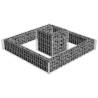 Gabion Planter Galvanised Steel 120x120x20 | Hipomarket