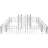 Gabion Planter Galvanised Steel 120x120x20 | Hipomarket