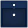 Luxury Dark Blue Ceramic Basin 41x41 cm - Elegant & Stylish