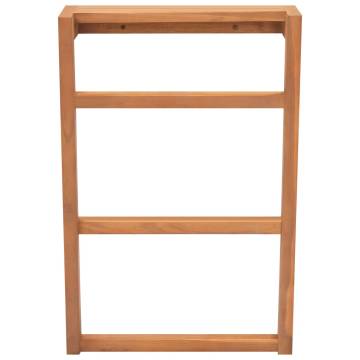 Towel Racks 2 pcs Solid Teak Wood | Hipomarket UK