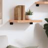 Wall Shelf Light Brown Solid Oak 40x20x4 cm - Durable & Unique