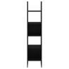 Stylish Black Book Cabinet - 40x35x180 cm | Hipomarket