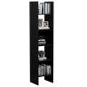 Stylish Black Book Cabinet - 40x35x180 cm | Hipomarket