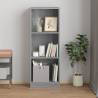 3-Tier Book Cabinet Grey Sonoma | Stylish Storage Solution