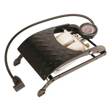 Carpoint Double Barrel Tyre Pump - Premium Black | HiPoMarket