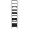 Bookshelf Black 50x33x153 cm - Engineered Wood Storage