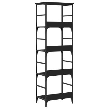 Bookshelf Black 50x33x153 cm - Engineered Wood Storage