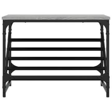 Shoe Rack Grey Sonoma 60x30x45 cm - Organize Your Entryway